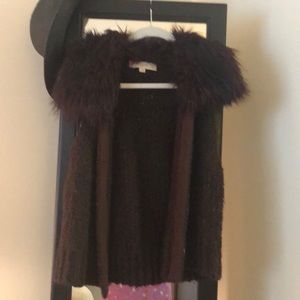 Cute faux fur vest